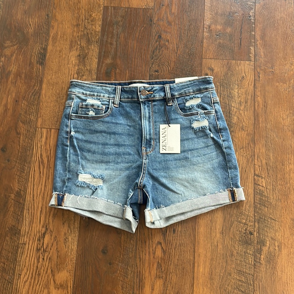 *NEW* ZENANA HIGH RISE SHORTS